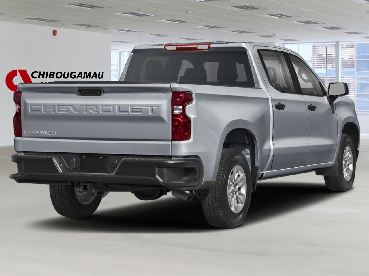 CHEVROLET Silverado 1500 K1500 SILVERADO CREW CAB CUSTOM STD/BOX (1CX) 2026 Gris sterling métallisé Chibougamau - photo #2