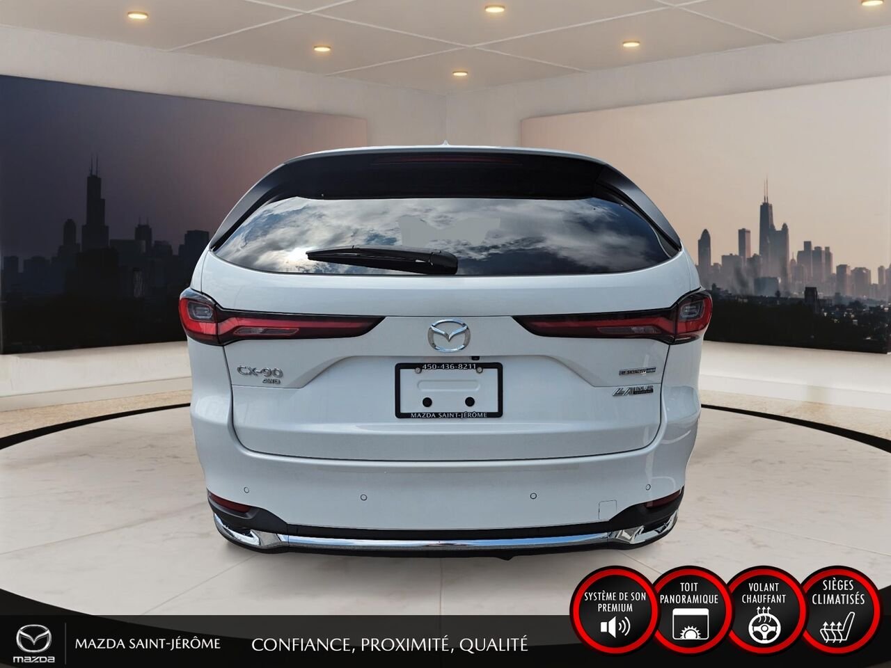 2024 Mazda CX-90 hybride rechargeable White Sainte-Agathe-des-Monts - photo #6