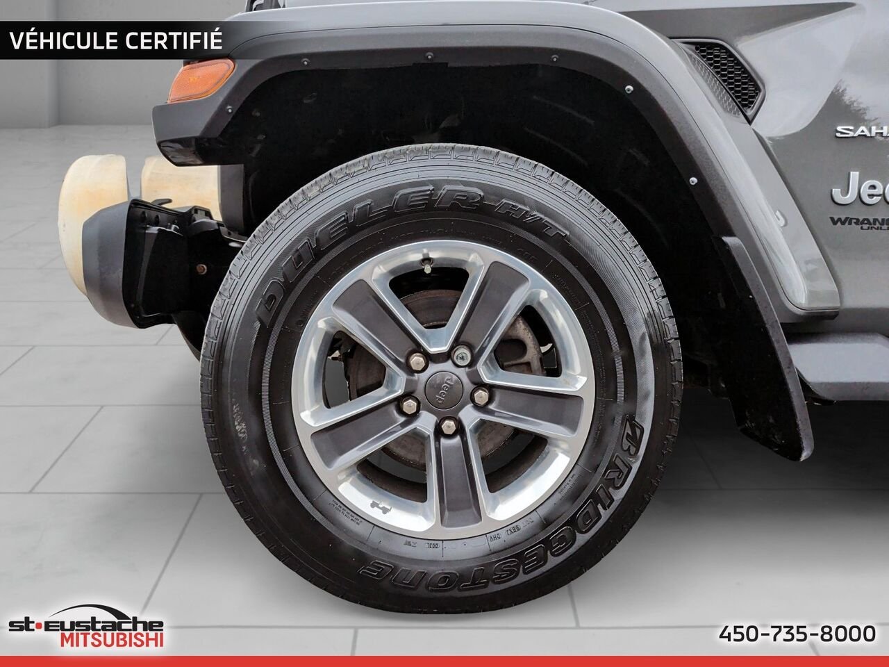 Jeep Wrangler UNLIMITED SAHARA 2021 Gris Saint-Eustache - photo #6
