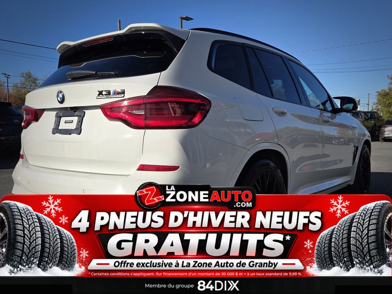 BMW X3 M COMPETITION 2020 Blanc Granby - photo #6