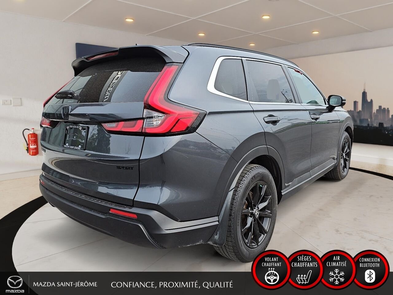 Honda CR-V Sport | AWD | TOIT OUVRANT | 2023 Gris Saint-Jérôme - photo #5