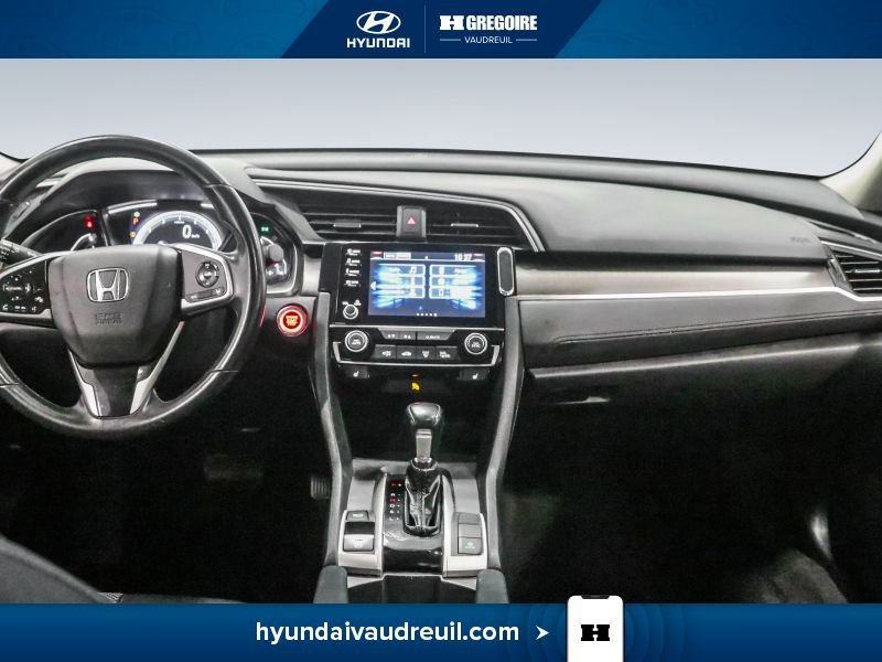 Honda Civic YA887 | EX TOIT OUVRANT 2019 Bleu Laval - photo #24