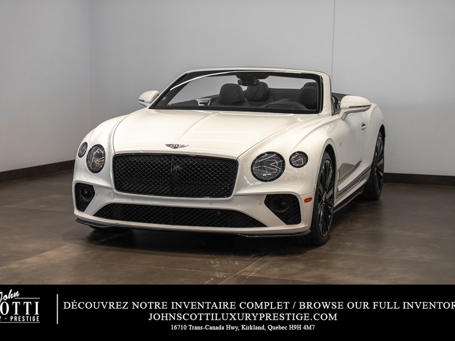 Bentley Continental GT Speed Convertible 2022 Blanc