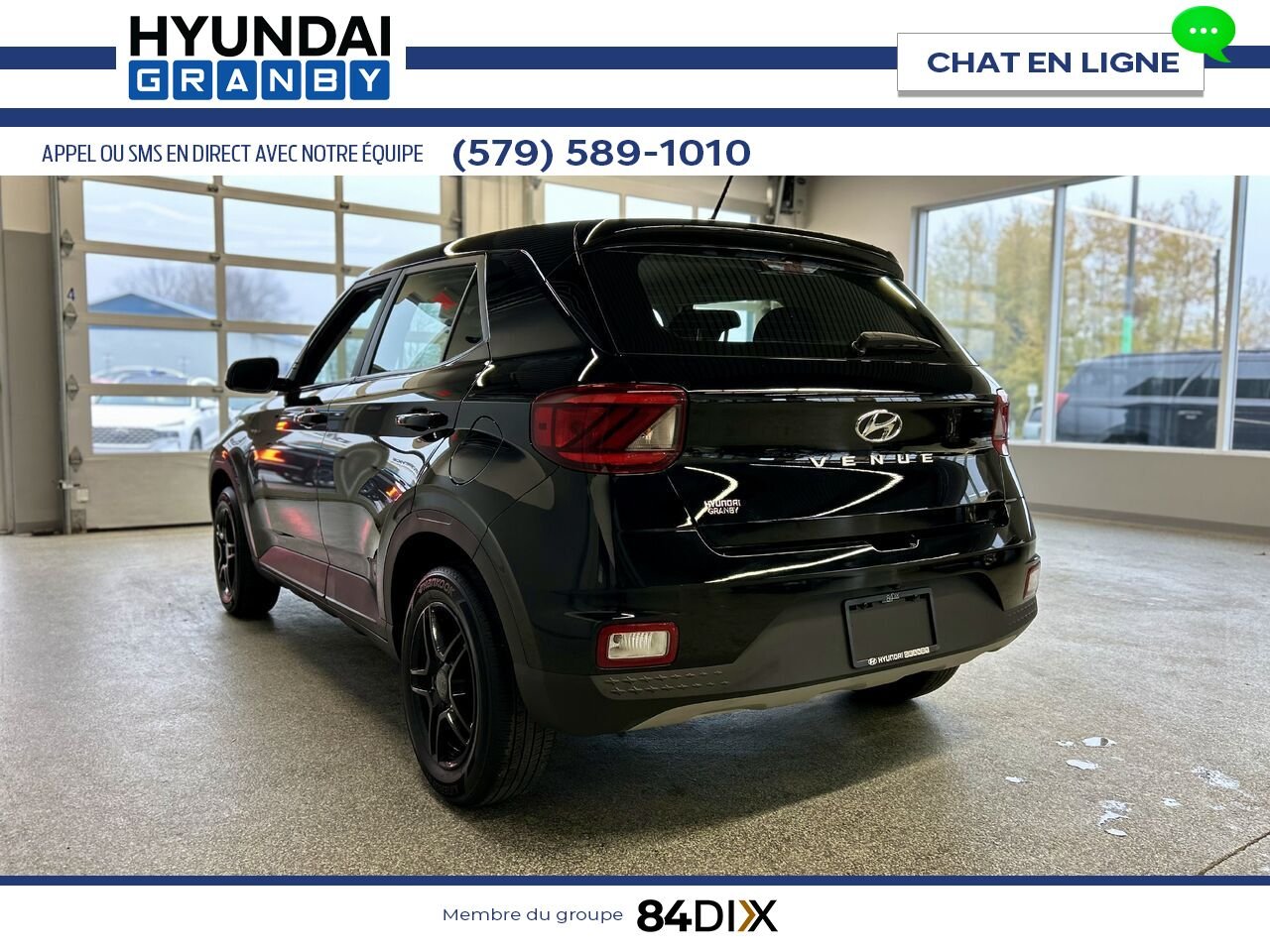2024 Hyundai Venue Black Granby - photo #4