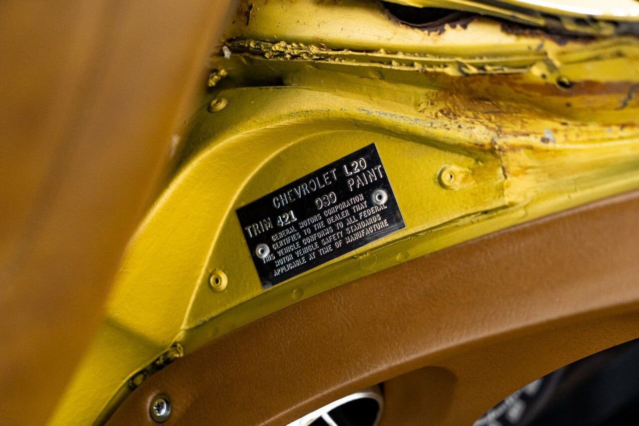 Chevrolet Corvette Unrestored matching# LT1 with documented 103,454km(64,283mi) | PRIX EN USD 1972 Or Montréal - photo #74