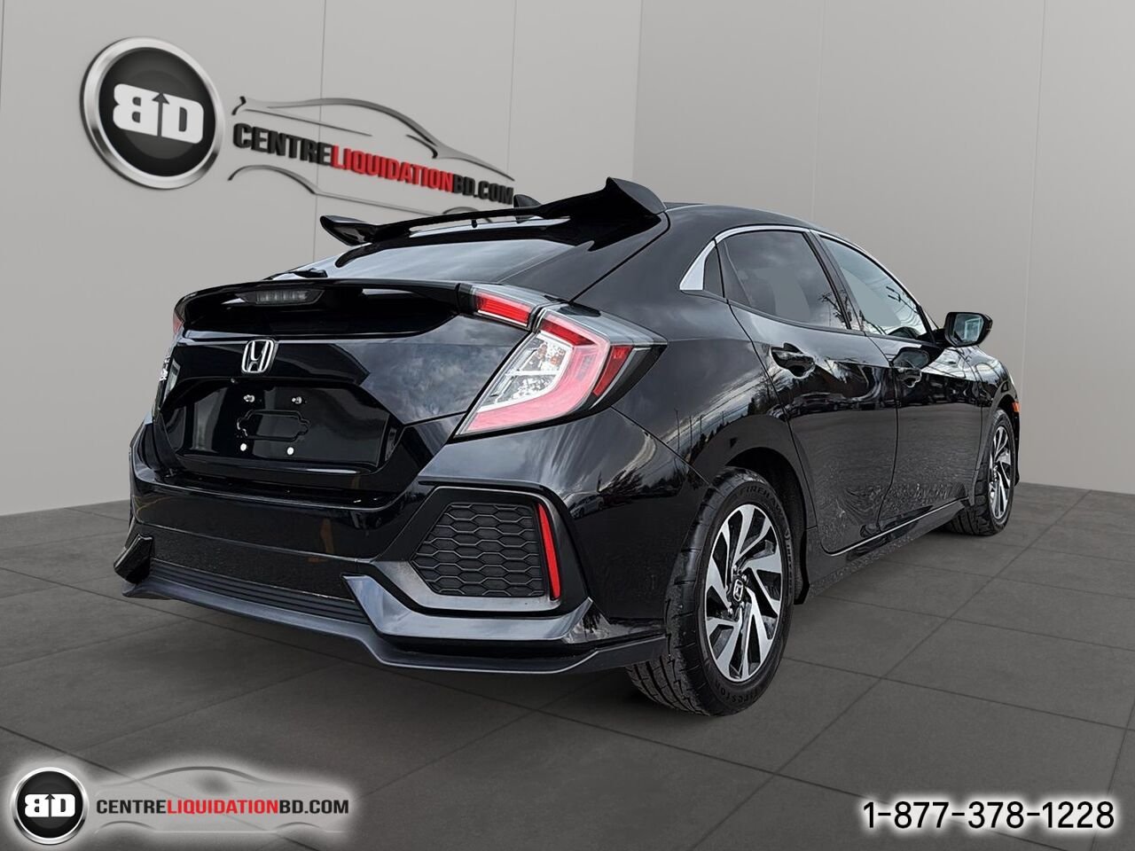 Honda Civic Hayon LX 5 portes BM | BD0398A 2017 Noir Granby - photo #4