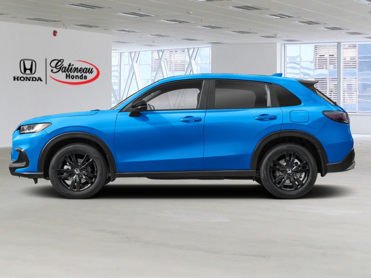 2027 Honda HR-V Sport Traction Intégrale BLEU COMPÉTITION NACRÉ(B-637P)-NOIR Gatineau - photo #2