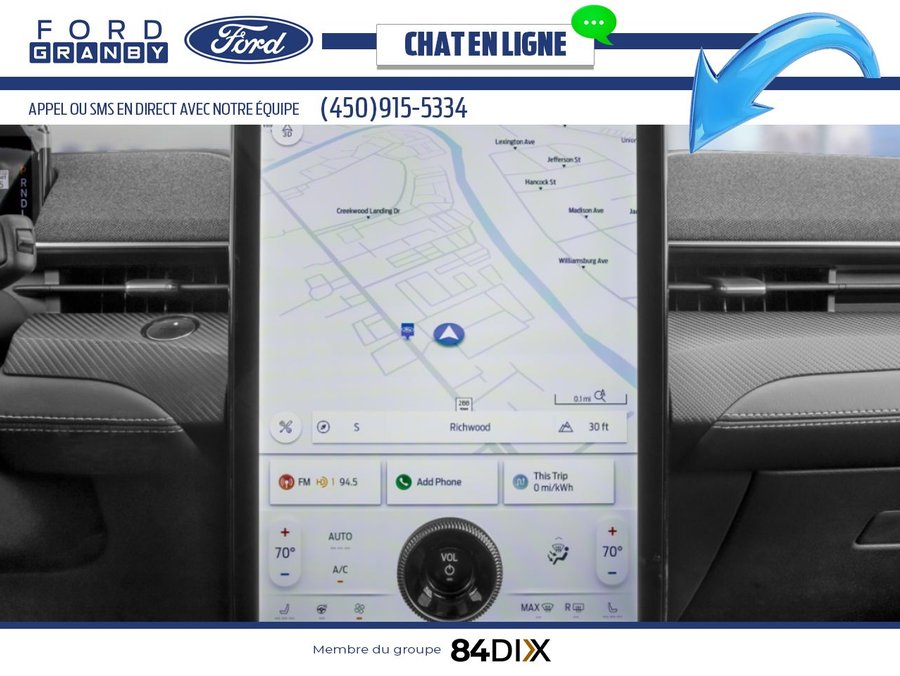 Ford Mustang Mach-E Haut de gamme TI 2025 Noir ombre