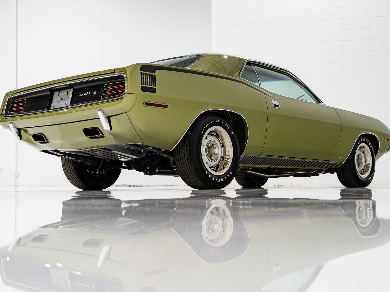 Plymouth HEMI Cuda 1970 Vert Saint-Eustache - photo #7