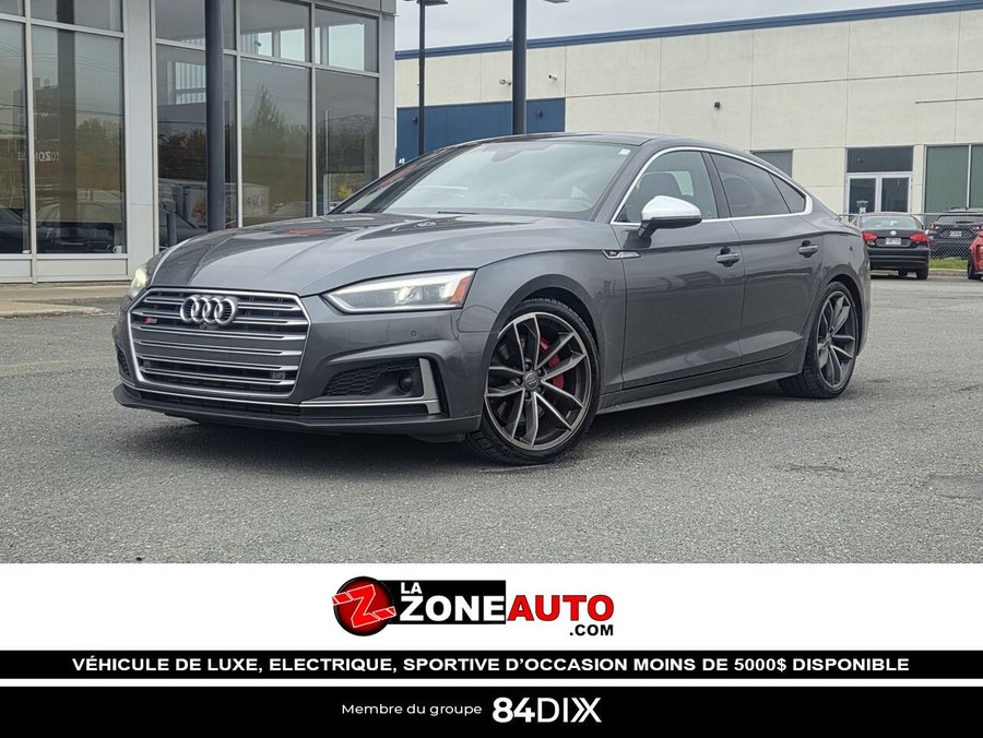 Audi S5 Sportback Technik 354 HP + Système audio B&O 2018 Gris
