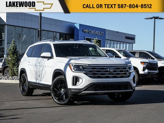 2024 Volkswagen Atlas Highline 4Motion 2.0L 7 Passenger | Panoramic Sunroof White