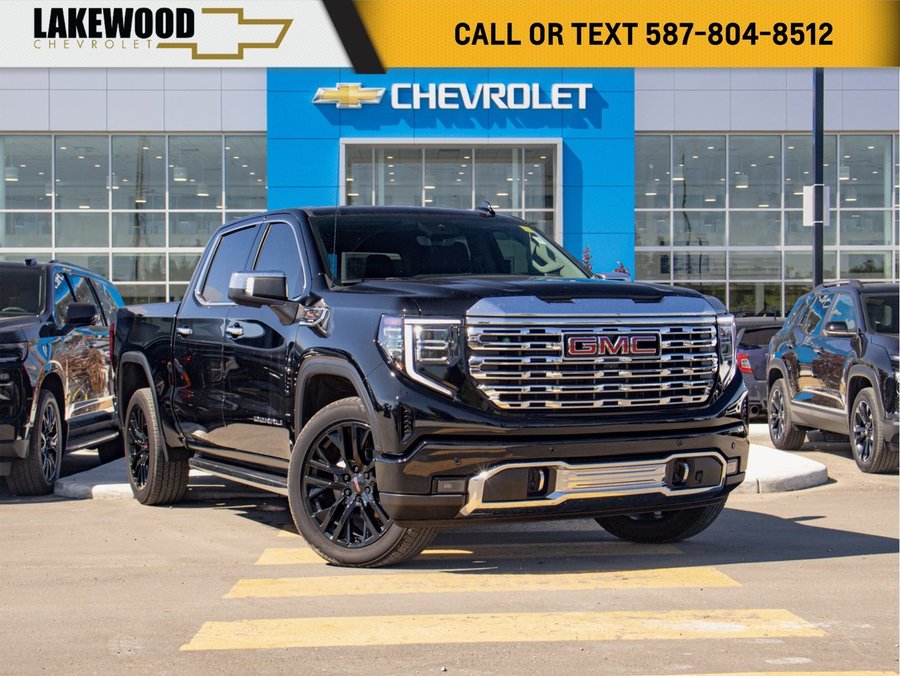 2025 GMC Sierra 1500 Denali Reserve 6.2L | Power Sunroof Black