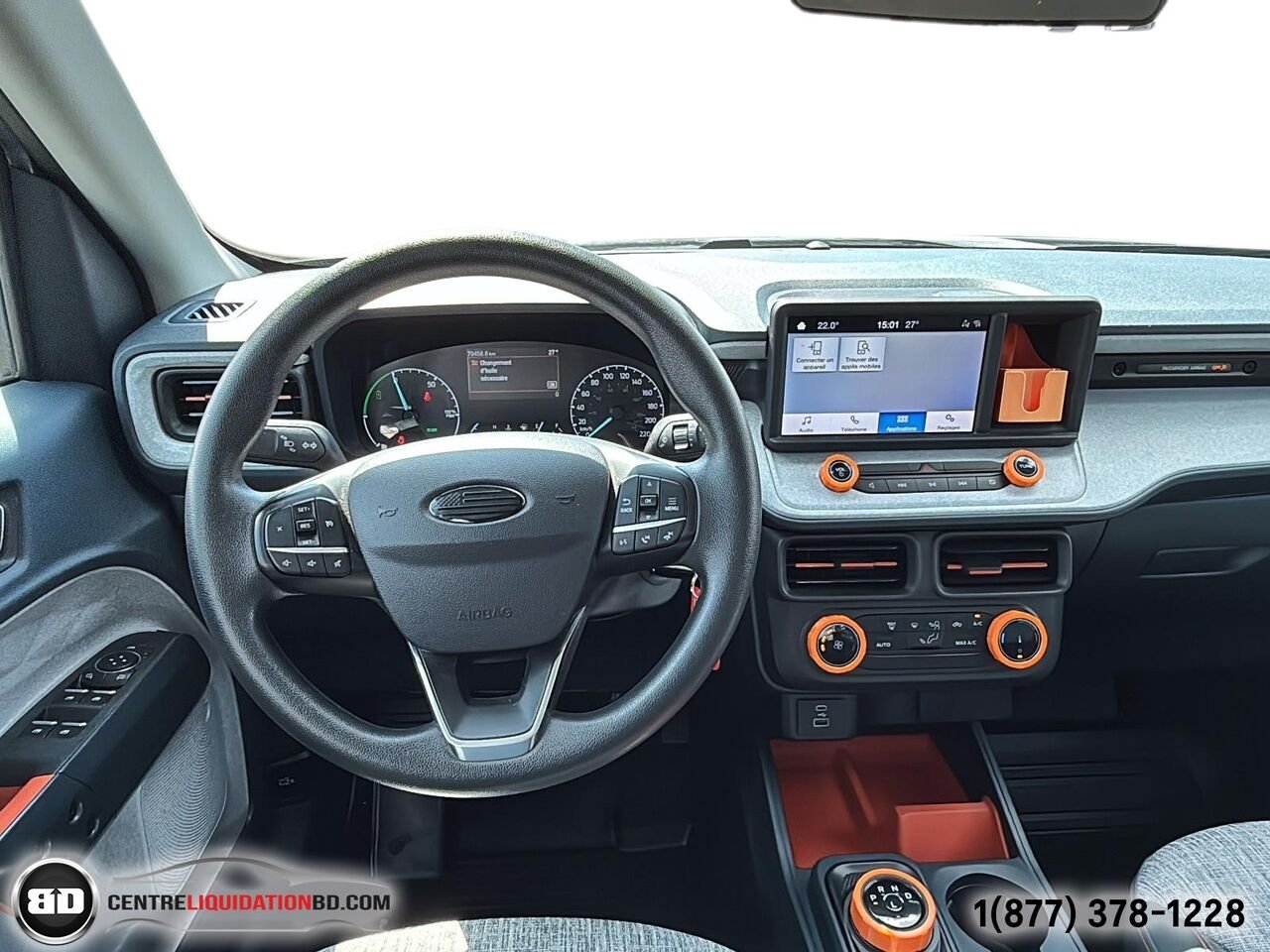 Ford Maverick XLT FX2 HYBRID | BD0302 2023 Gris Granby - photo #15