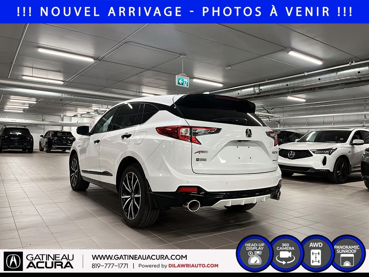 Acura RDX A-Spec Platinum Élite SH-AWD 2025 Blanc Gatineau - photo #6