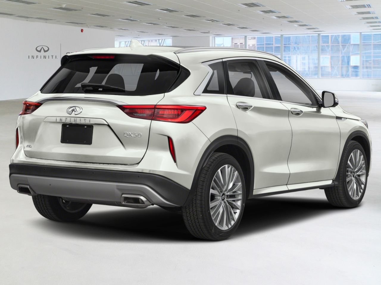 2025 INFINITI QX50 Radiant White Pearl Tintcoat  - photo #2