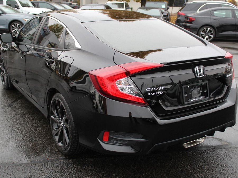 Honda Civic Berline Sport toit ouvrant cruise adpt sieges chauff mags 2020 Noir