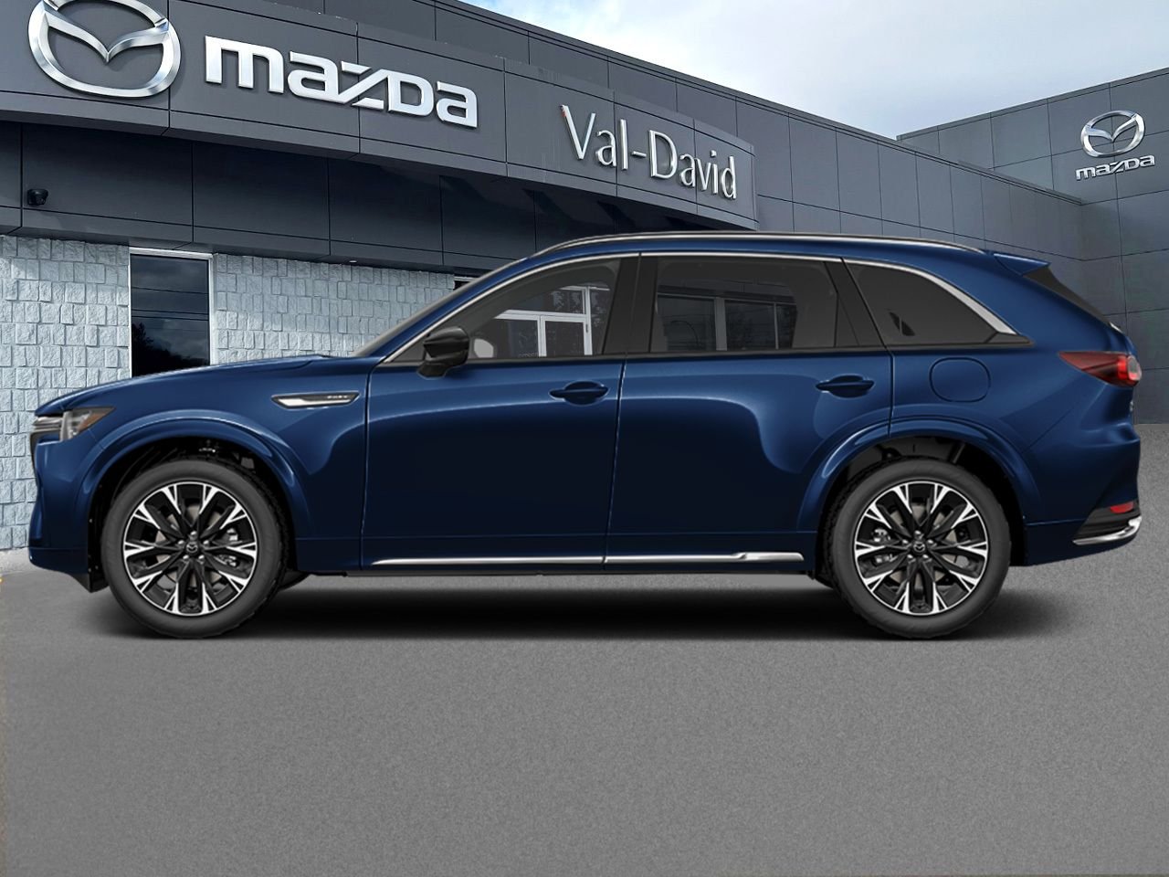 Mazda CX-90 hybride rechargeable Signature TI 2026 Bleu cristal foncé mica Val-David - photo #1