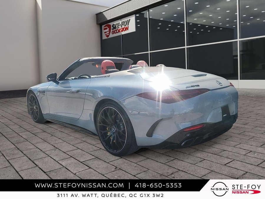 Mercedes-Benz SL SL 63 AMG ROADSTER CUIR ROUGE 2022 Gris