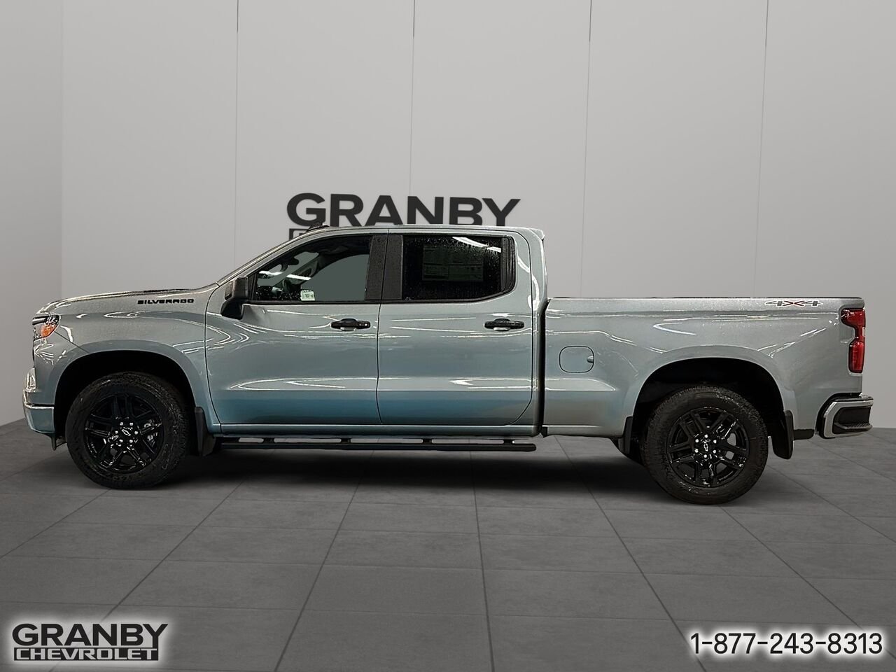 2026 CHEVROLET Silverado 1500 K1500 SILVERADO CREW CAB CUSTOM STD/BOX (1CX) | 26-0980 STERLING GREY METALLIC Granby - photo #7