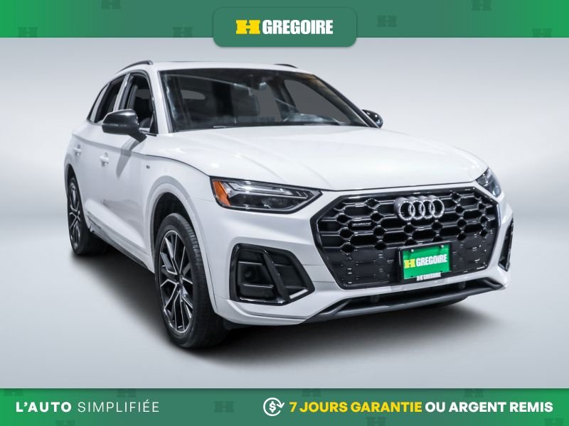 Audi Q5 Progressiv AWD AUTO AC CUIR TOIT NAV CAM RECULE BL 2023 Blanc