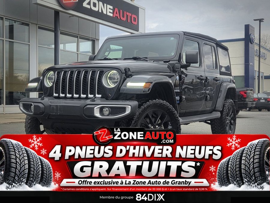 Jeep Wrangler 4xe Unlimited Sahara 4x4 2021 Noir