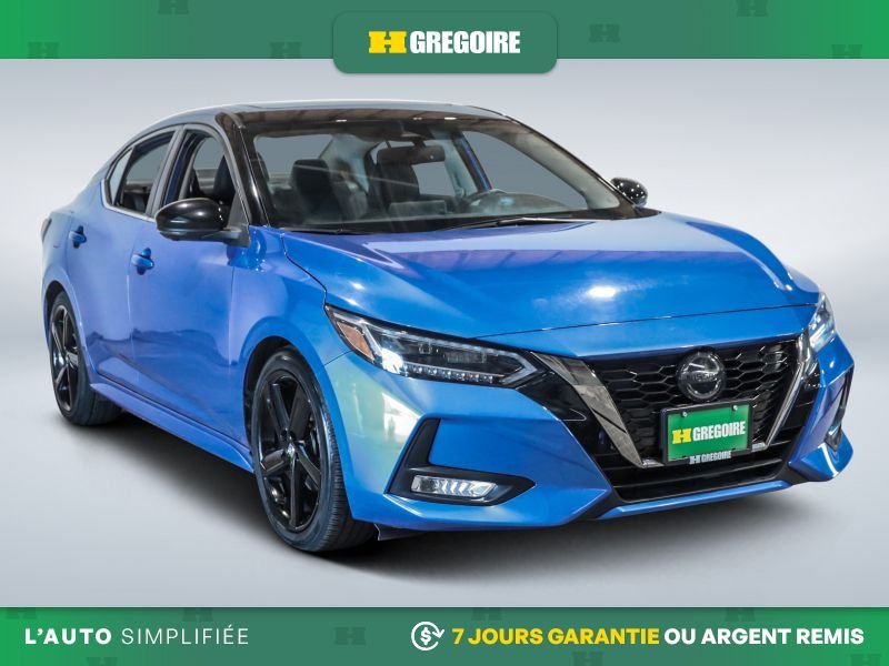 Nissan Sentra 821336 | SR AUTO AC CUIR TOIT MAGS CAM RECULE BLUETOOTH 2023 Bleu Laval - photo #0