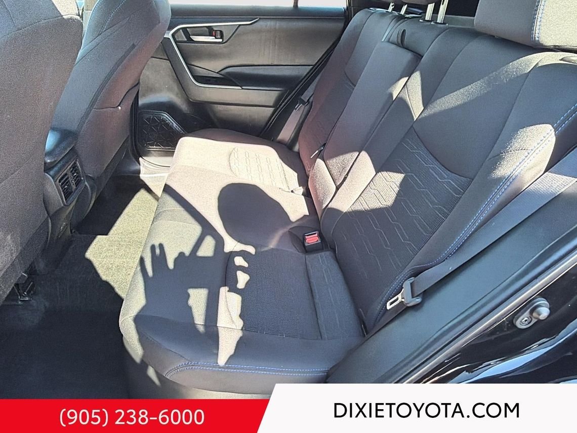 2023 Toyota RAV4 Power Sunroof, Heated Seats, Alloy Wheels, Heated Steering Wheel, Bluetooth Midnight Black Metallic Mississauga - photo #23