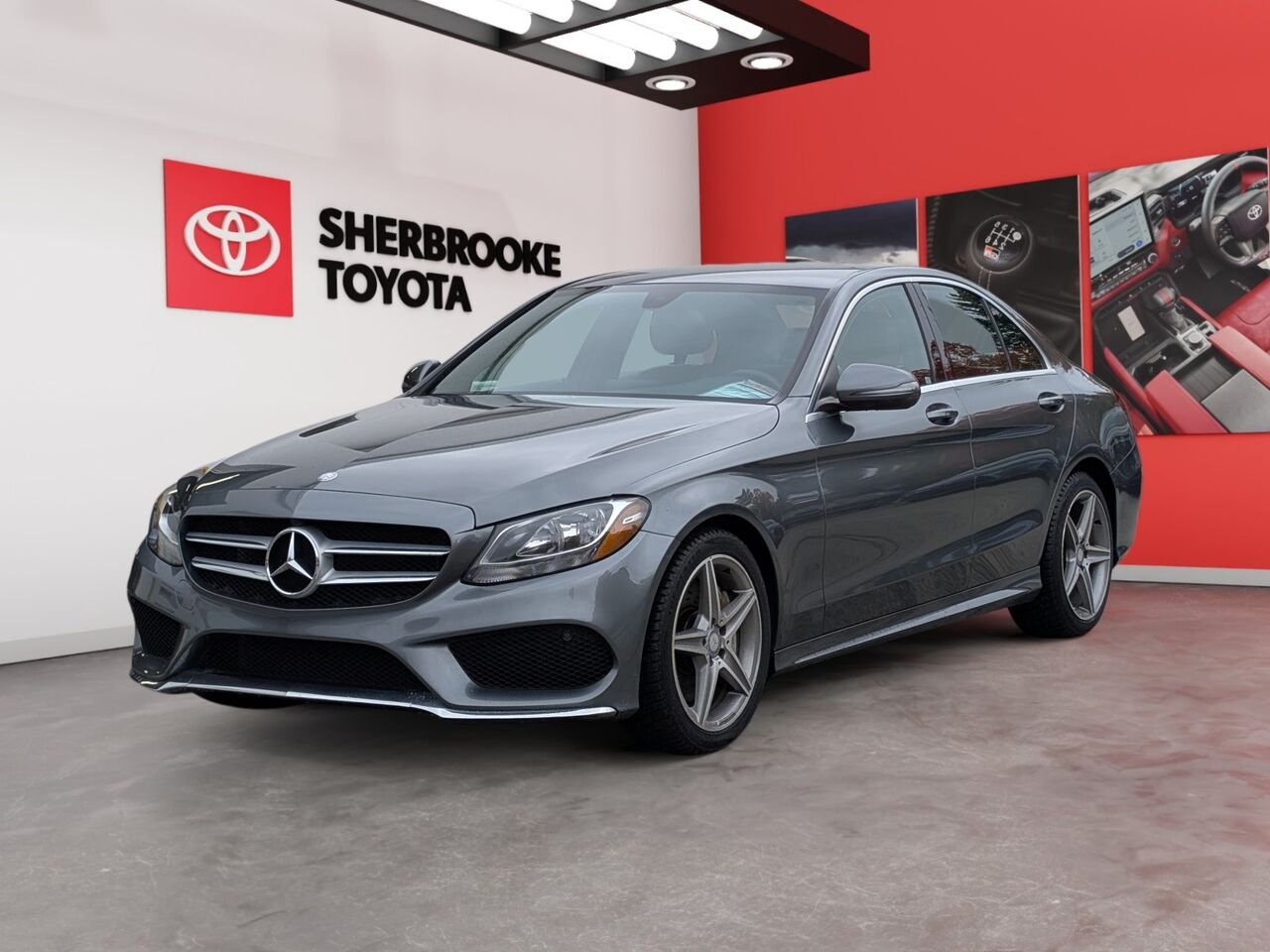 Mercedes-Benz Classe-C C-CLASS C300/SIÈGES CHAUFFANTS ET EN CUIR/AC BIZONE/CAMÉRA DE RECUL 2017 Gris Sherbrooke - photo #0