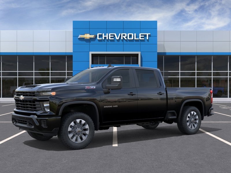 CHEVROLET Silverado 2500HD Custom cabine multiplace 4RM 159 po 2026 NOIR Montmagny - photo #1