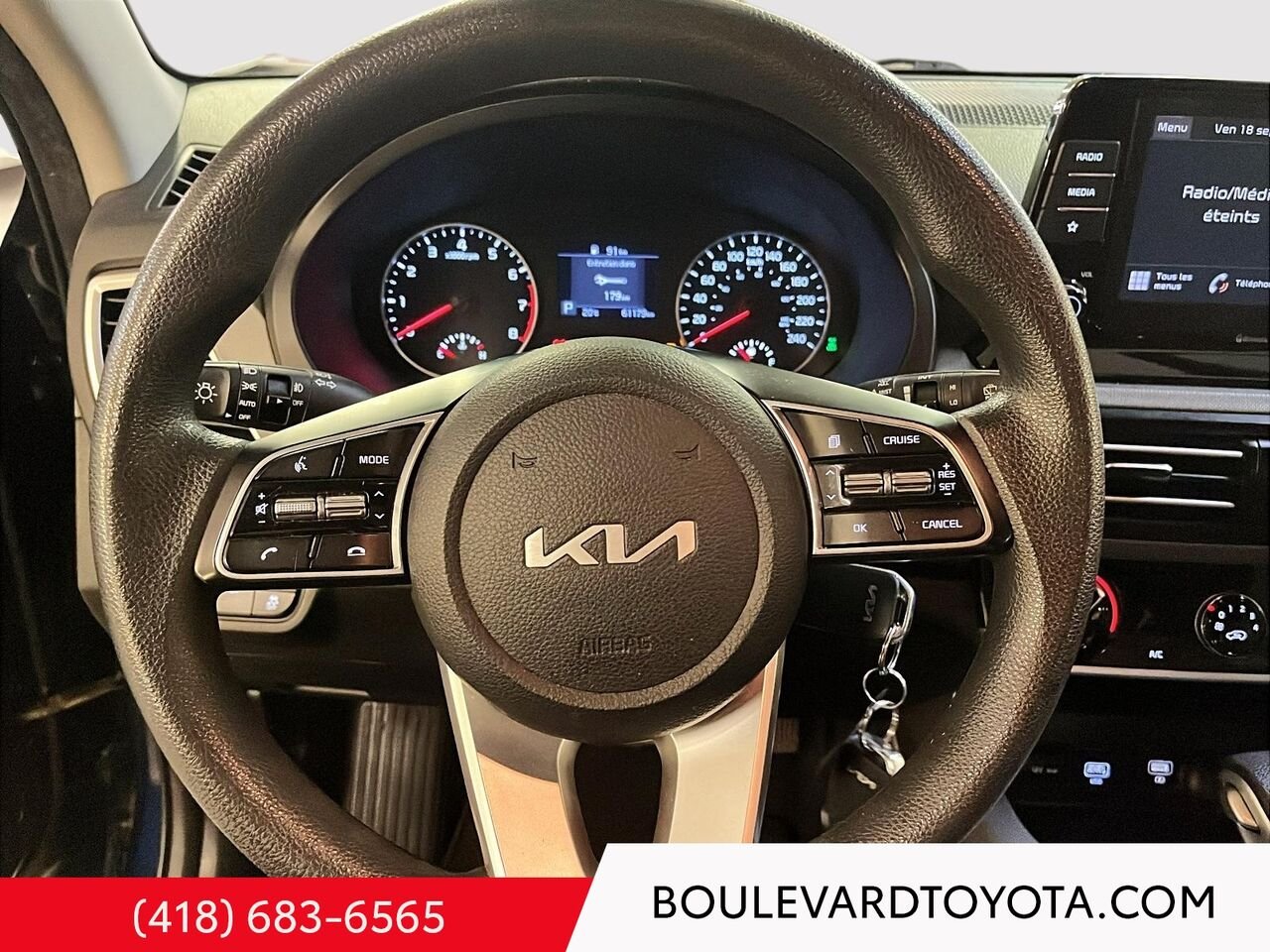 2023 Kia Seltos 100417A-10 | LX, AWD Blue Québec - photo #9