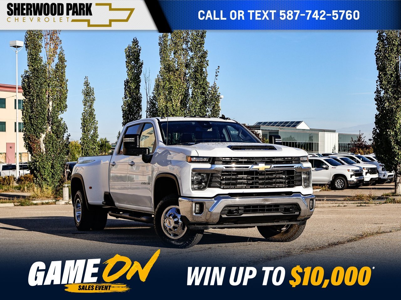 2024 Chevrolet Silverado 3500HD 4WD Crew Cab 159 LT White Sherwood Park - photo #0