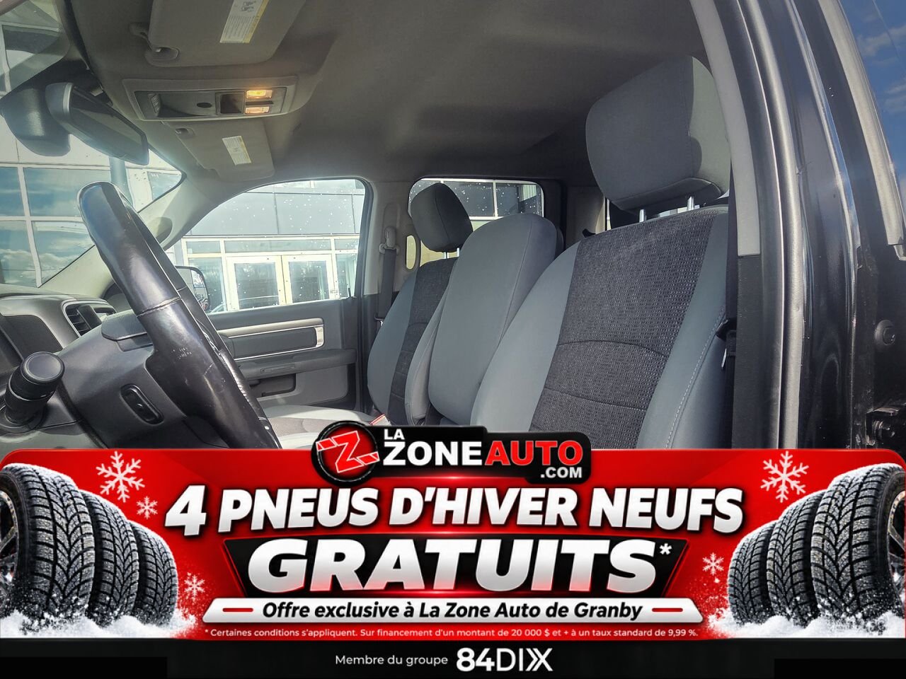 Ram 1500 Ecodiesel SLT 2019 Noir Granby - photo #12