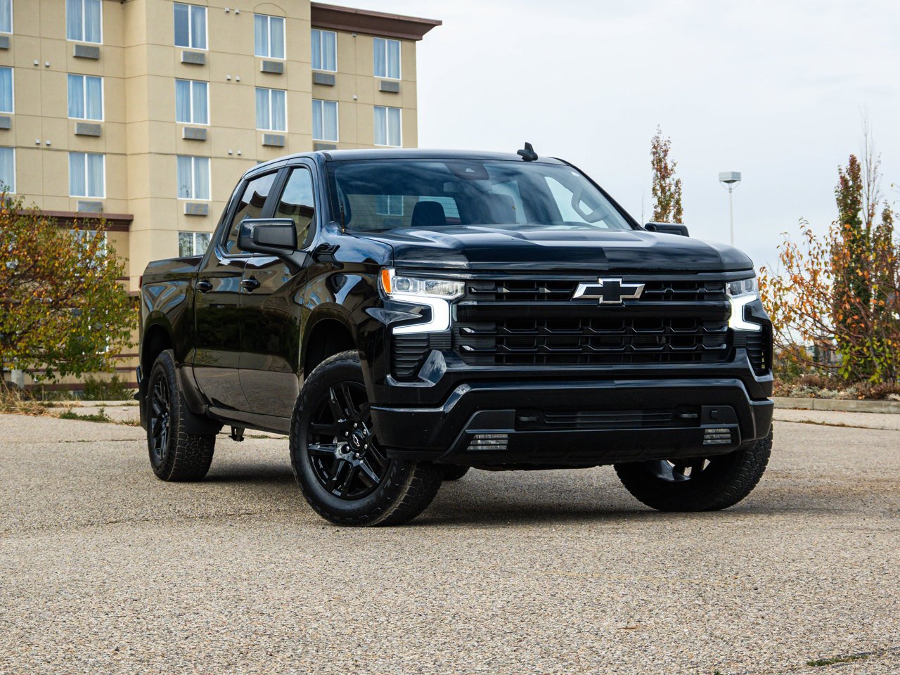 2023 Chevrolet Silverado 1500 4WD Crew Cab 147 RST Black Sherwood Park - photo #1