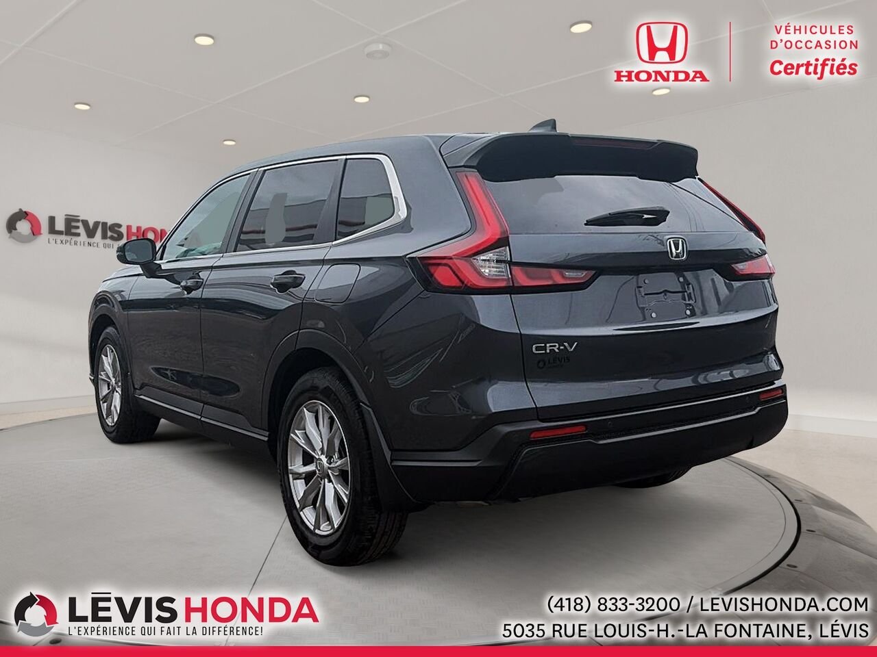 Honda CR-V EX-L AWD EX-L Traction Intégrale 2023 Gris Lévis - photo #11