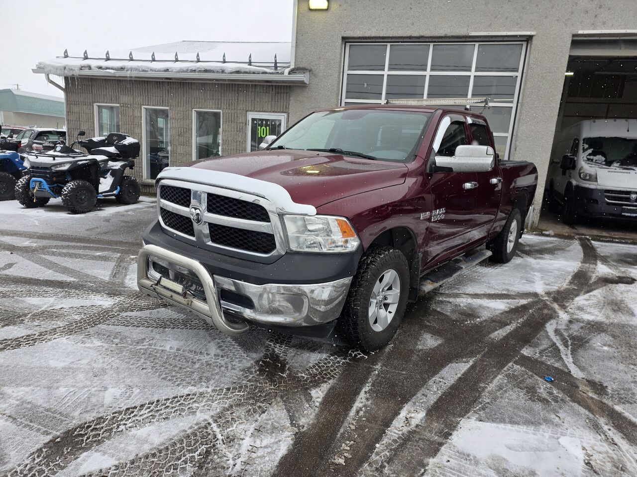 Red 2017 RAM 1500 Pickup Truck  Automatic