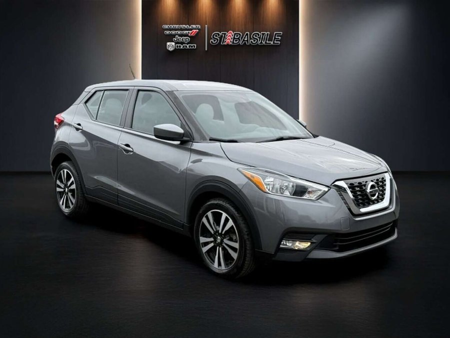 2019 Nissan Kicks SV MAGS, SIEGES CHAUFFANTS, CAMERA, BLUETOOTH Grey