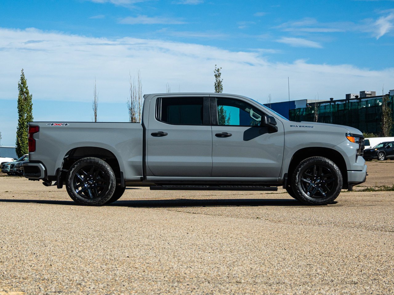 2024 Chevrolet Silverado 1500 4WD Crew Cab 147 Custom Grey Sherwood Park - photo #14