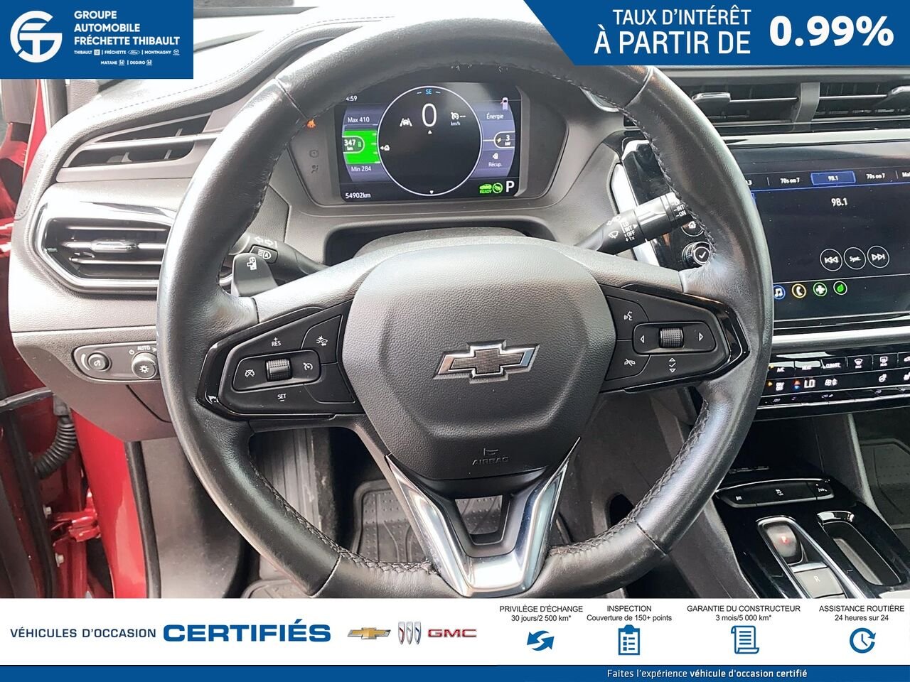 CHEVROLET BOLT EUV L Traction avant 4 portes LT 2023 Rouge Montmagny - photo #10