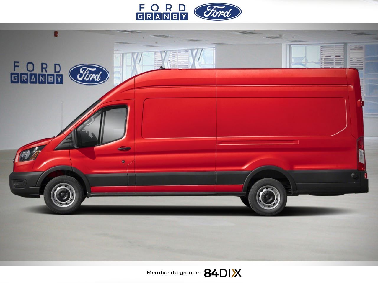 2027 Ford Transit Cargo Van Race Red Granby - photo #1