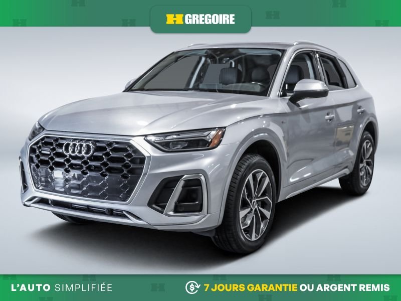 Audi Q5 PROGRESSIV AWD AUTO A/C CUIR TOIT NAV GR ELECT MAG 2021 Gris