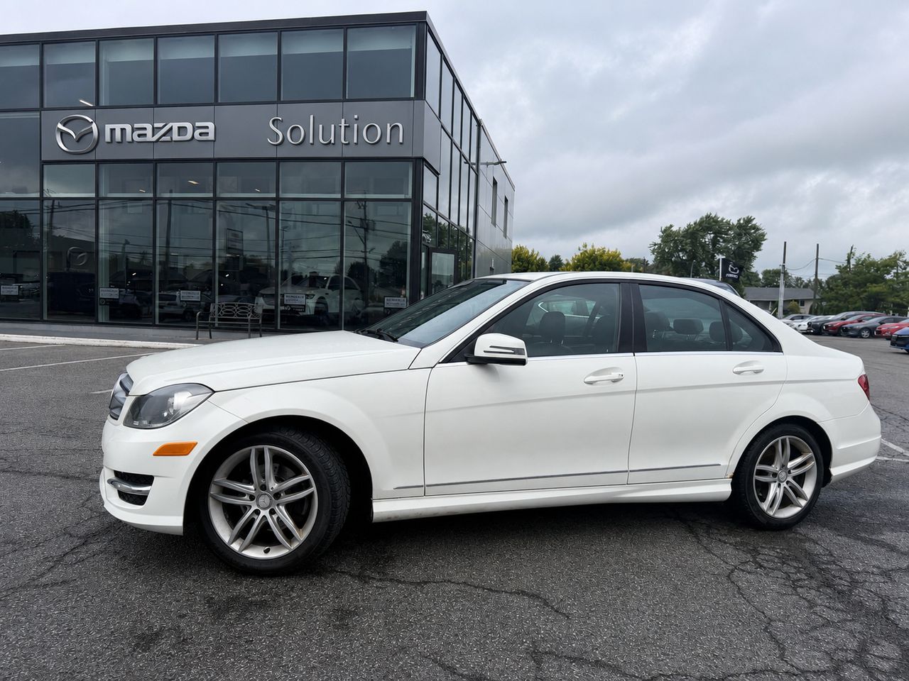 White 2012 Mercedes-Benz C-Class Sedan  Automatic