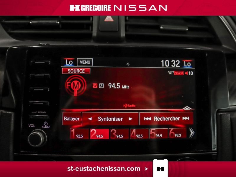 Honda Civic SE4419 | Manual SI MAGS GPS CLIMATISATION RARE 2019 Rouge Laval - photo #22