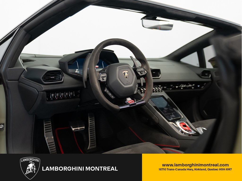 Lamborghini Huracan Evo RWD Spyder | Selezione 1 Year CPO | Wrapped (Original Paint Red) 2021 Vert Kirkland - photo #8