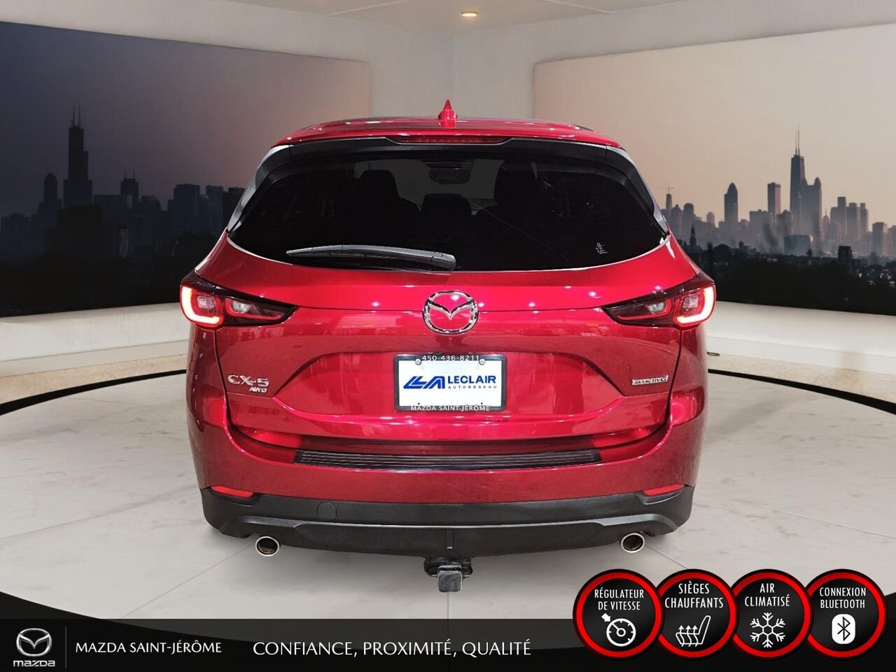 Mazda CX-5 GX | 1 PROPRIÉTAIRE | JAMAIS ACCIDENTÉ | AWD | MAGS 2023 Rouge Saint-Jérôme - photo #6