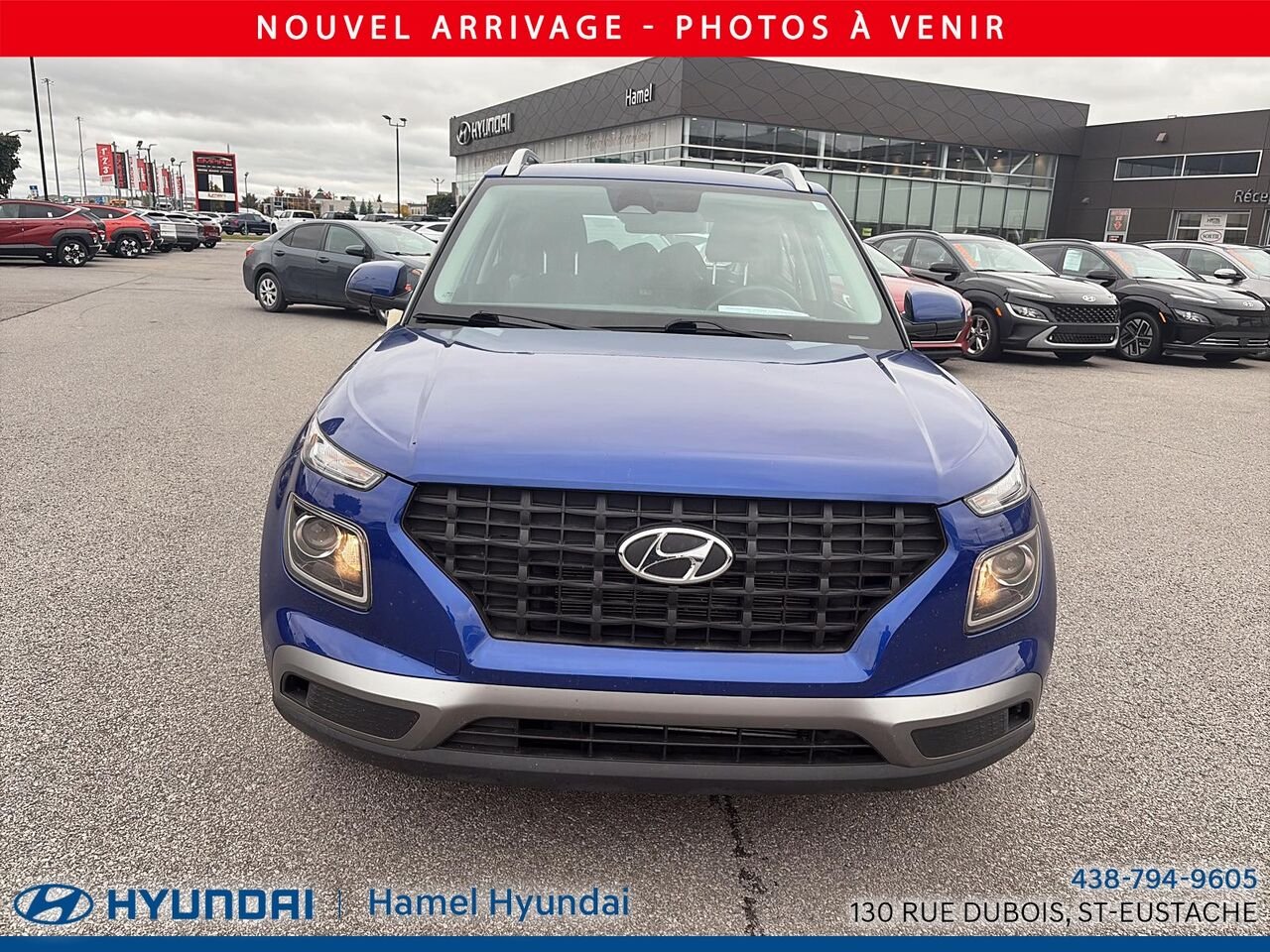 Hyundai Venue 2023 Bleu Saint-Eustache - photo #2