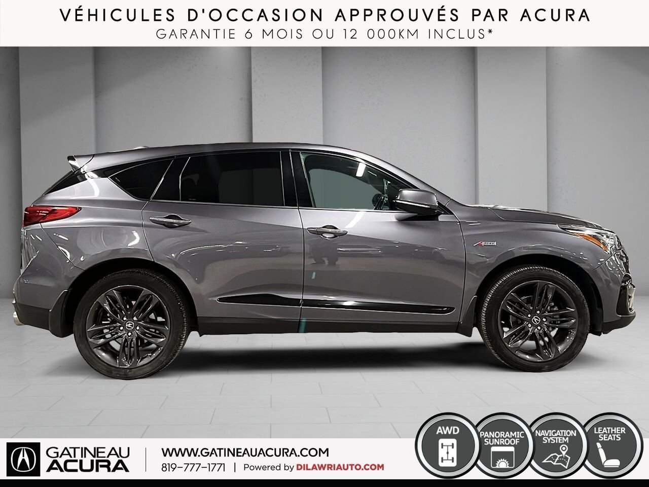 Acura RDX A-Spec SH-AWD 2021 Gris Gatineau - photo #14