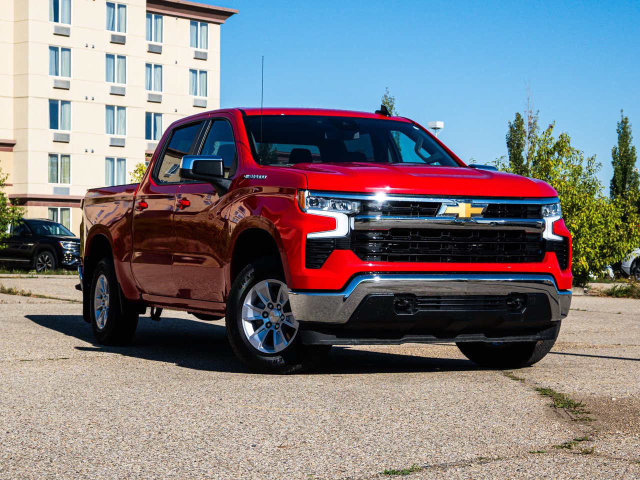 2026 Chevrolet Silverado 1500 4WD Crew Cab 147 LT Red Sherwood Park - photo #1