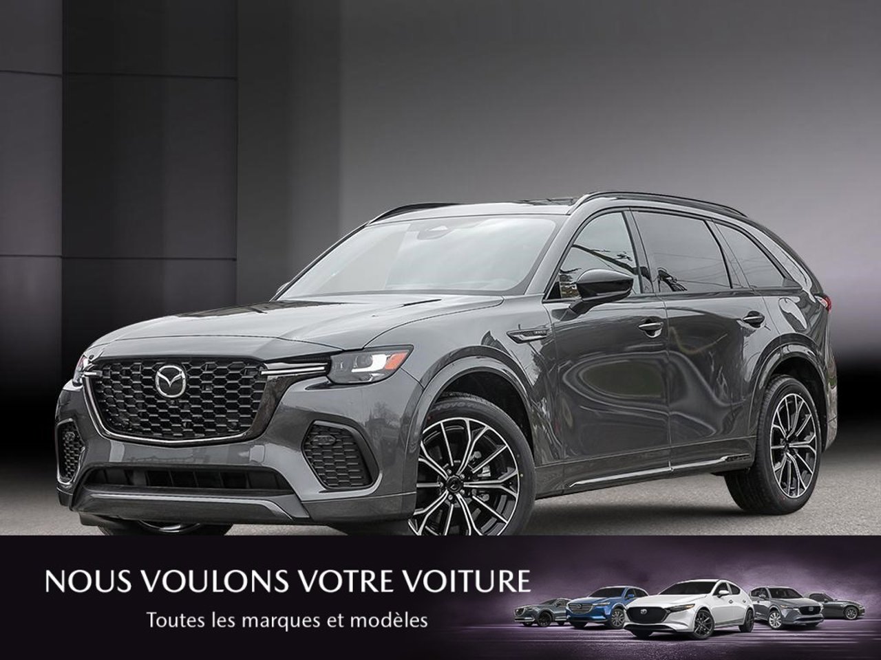 Mazda CX-70 hybride rechargeable JM3KJEHA9T1202406 2026 Gris mécanique métallisé Mirabel - photo #0
