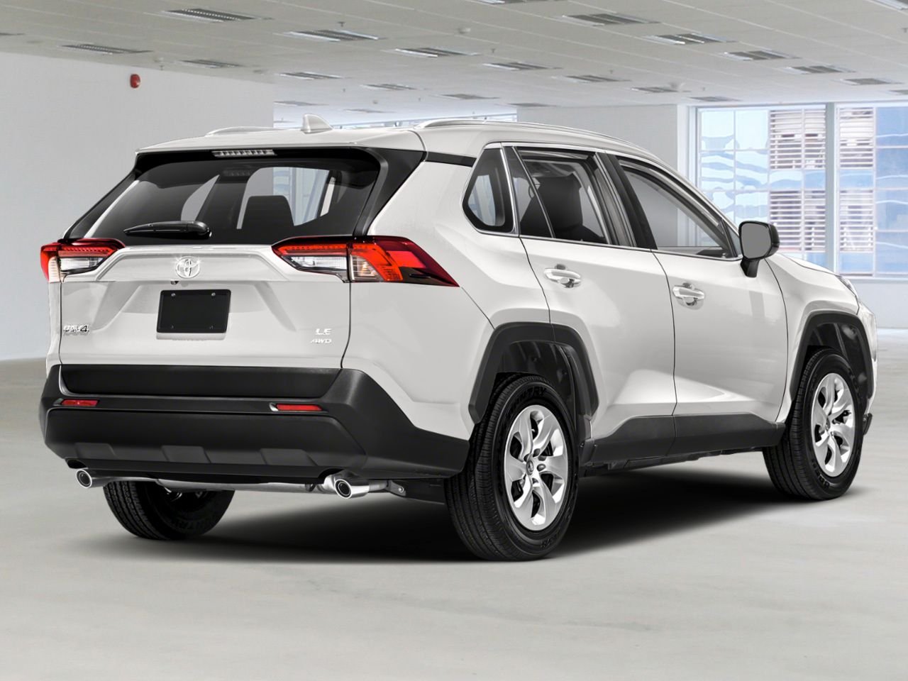 2021 TOYOTA RAV4 LE AWD LE TI White Gatineau - photo #2