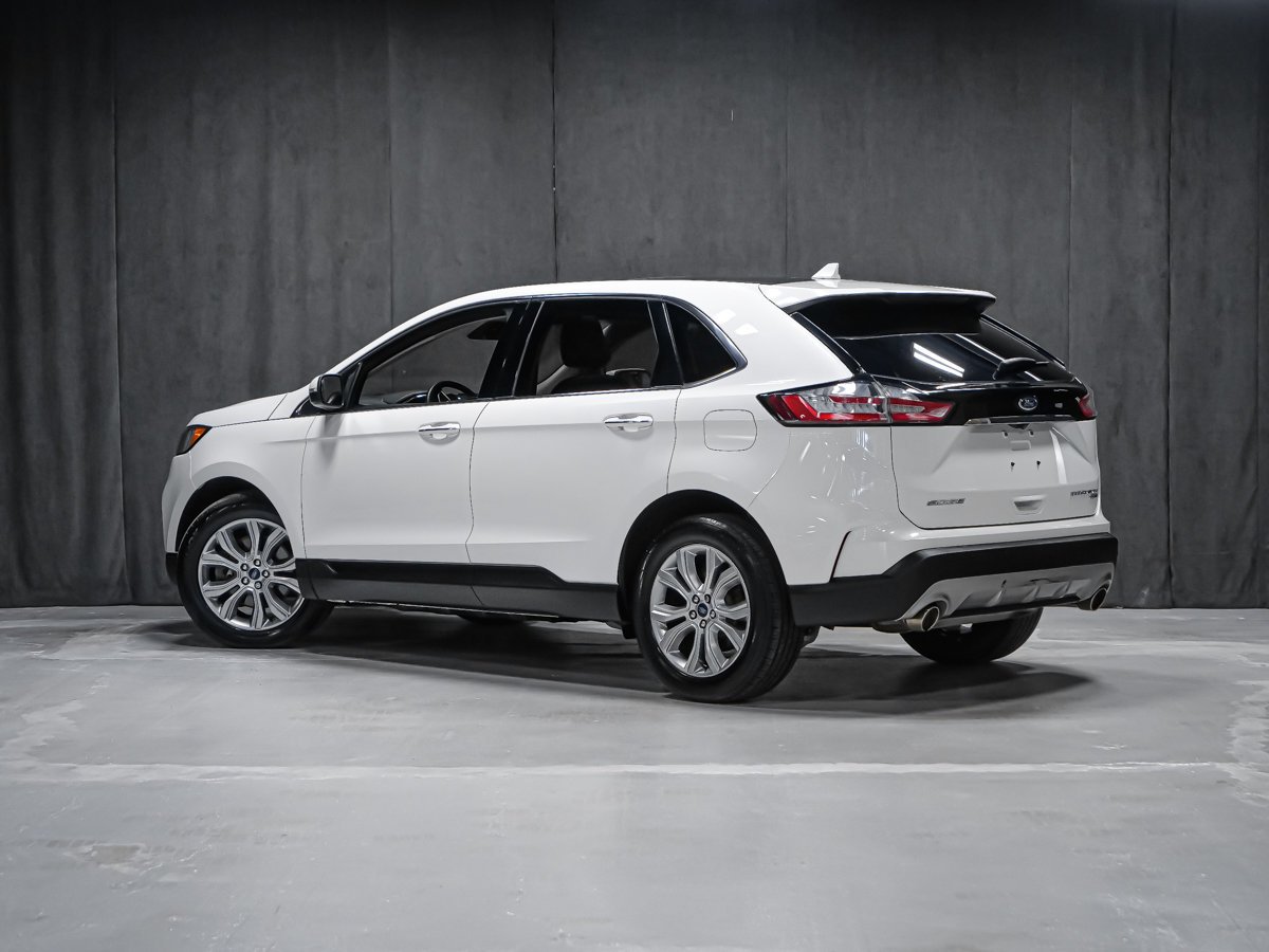 2020 Ford Edge TITANIUM AWD White Montreal - photo #3